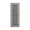Dalyn Luxury Washable Hatay HY8 Black 2'3" x 7'6" Runner Rug