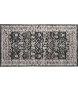 Dalyn Luxury Washable Hatay HY8 Black 1'8" x 2'6" Rug