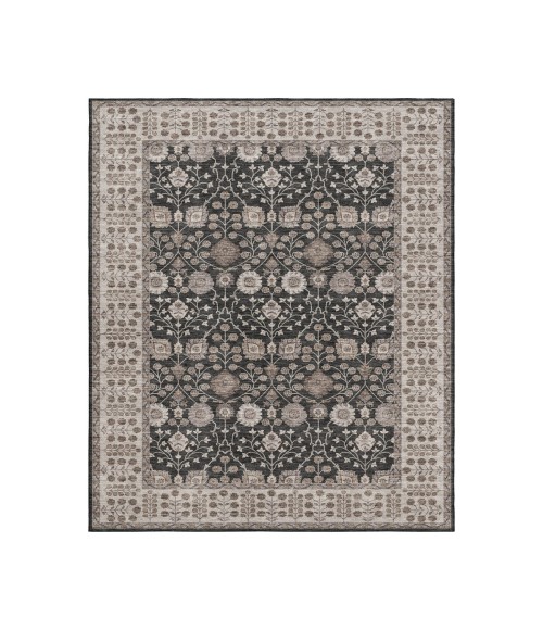 Dalyn Luxury Washable Hatay HY8 Black 9' x 12' Rug