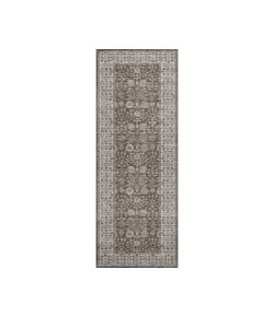 Dalyn Luxury Washable Hatay HY8 Chocolate 2'3" x 7'6" Runner Rug