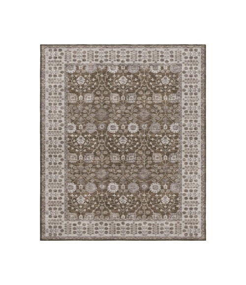Dalyn Luxury Washable Hatay HY8 Chocolate 8' x 10' Rug