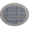 Dalyn Luxury Washable Hatay HY8 Navy 8' x 8' Round Rug