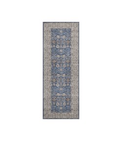 Dalyn Luxury Washable Hatay HY8 Navy 2'3" x 7'6" Runner Rug