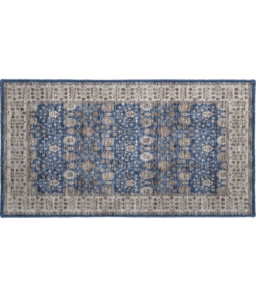 Dalyn Luxury Washable Hatay HY8 Navy 1'8" x 2'6" Rug