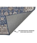 Dalyn Luxury Washable Hatay HY8 Navy 1'8" x 2'6" Rug