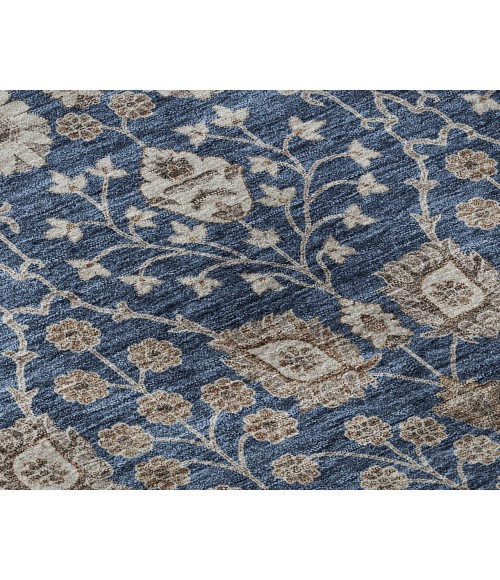 Dalyn Luxury Washable Hatay HY8 Navy 1'8" x 2'6" Rug