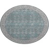 Dalyn Luxury Washable Hatay HY8 Teal 8' x 8' Round Rug