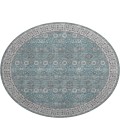 Dalyn Luxury Washable Hatay HY8 Teal 8' x 8' Round Rug