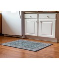 Dalyn Luxury Washable Hatay HY8 Teal 1'8" x 2'6" Rug