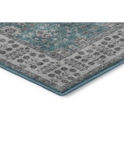 Dalyn Luxury Washable Hatay HY8 Teal 3' x 5' Rug