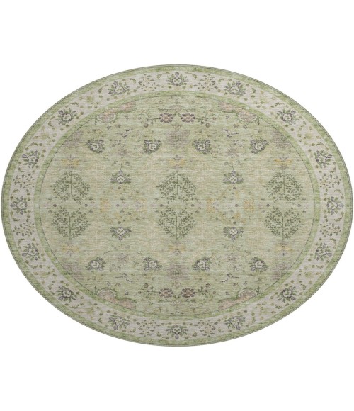 Dalyn Luxury Washable Hatay HY9 Aloe 8' x 8' Round Rug