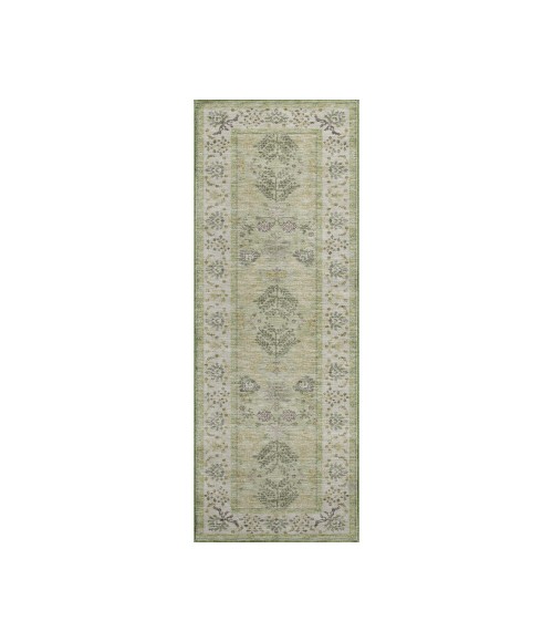 Dalyn Luxury Washable Hatay HY9 Aloe 2'3" x 7'6" Runner Rug