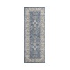 Dalyn Luxury Washable Hatay HY9 Blue 2'3" x 7'6" Runner Rug