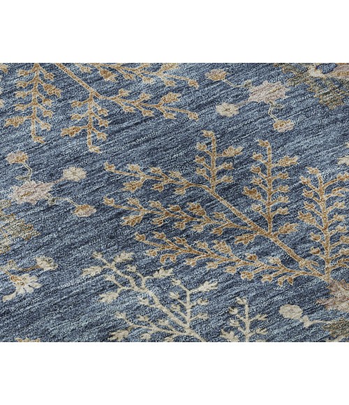 Dalyn Luxury Washable Hatay HY9 Blue 2'6" x 3'10" Rug