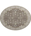 Dalyn Luxury Washable Hatay HY9 Brown 8' x 8' Round Rug