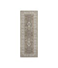 Dalyn Luxury Washable Hatay HY9 Brown 2'3" x 7'6" Runner Rug