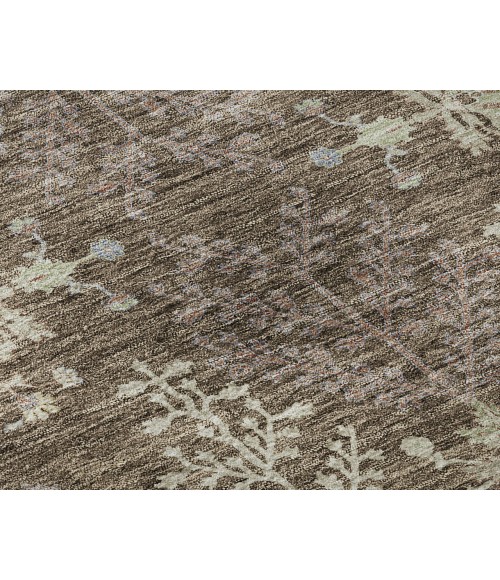 Dalyn Luxury Washable Hatay HY9 Brown 5' x 7'6" Rug