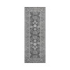 Dalyn Luxury Washable Hatay HY9 Charcoal 2'3" x 7'6" Runner Rug