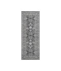Dalyn Luxury Washable Hatay HY9 Charcoal 2'3" x 7'6" Runner Rug