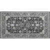 Dalyn Luxury Washable Hatay HY9 Charcoal 1'8" x 2'6" Rug