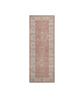 Dalyn Luxury Washable Hatay HY9 Coral 2'3" x 7'6" Runner Rug