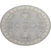 Dalyn Luxury Washable Hatay HY9 Gray 8' x 8' Round Rug