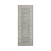 Dalyn Luxury Washable Hatay HY9 Gray 2'3" x 7'6" Runner Rug