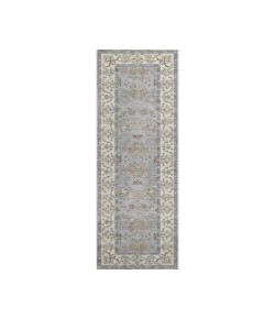 Dalyn Luxury Washable Hatay HY9 Gray 2'3" x 7'6" Runner Rug