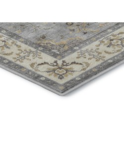 Dalyn Luxury Washable Hatay HY9 Gray 8' x 8' Round Rug