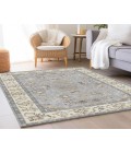 Dalyn Luxury Washable Hatay HY9 Gray 3' x 5' Rug