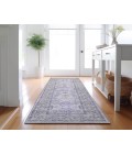 Dalyn Luxury Washable Hatay HY9 Lavender 2'3" x 7'6" Runner Rug