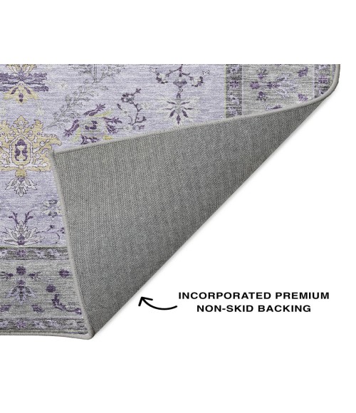 Dalyn Luxury Washable Hatay HY9 Lavender 3' x 5' Rug