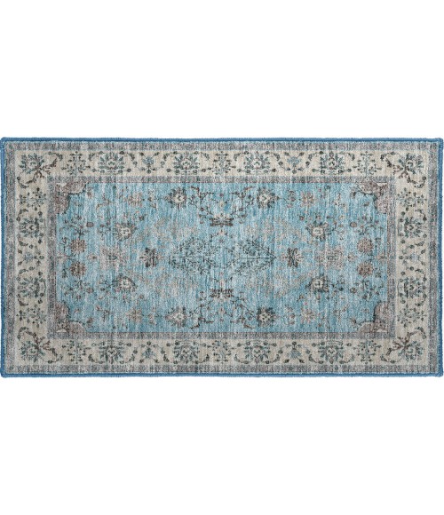 Dalyn Luxury Washable Hatay HY9 Sky 1'8" x 2'6" Rug