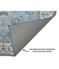 Dalyn Luxury Washable Hatay HY9 Sky 3' x 5' Rug