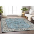 Dalyn Luxury Washable Hatay HY9 Sky 3' x 5' Rug