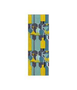 Dalyn Indoor/Outdoor Kendall KE13 Ink Washable 2'3" x 7'6" Runner Rug
