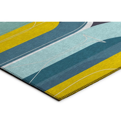 Dalyn Kendall Rug Dalyn Indoor/Outdoor Kendall KE13 Ink Washable 10' x 14' Rug
