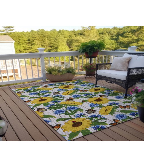 Dalyn Indoor/Outdoor Kendall KE16 Putty Washable 5' x 7'6" Rug