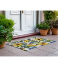 Dalyn Indoor/Outdoor Kendall KE16 Putty Washable 1'8" x 2'6" Rug