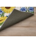 Dalyn Indoor/Outdoor Kendall KE16 Putty Washable 1'8" x 2'6" Rug