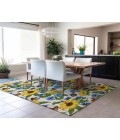 Dalyn Indoor/Outdoor Kendall KE16 Putty Washable 5' x 7'6" Rug