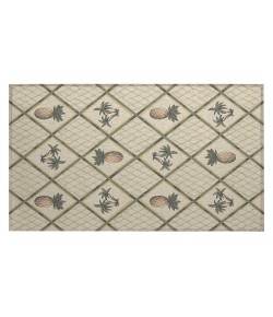 Dalyn Indoor/Outdoor Kendall KE7 Beige Washable 1'8" x 2'6" Rug
