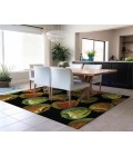 Dalyn Indoor/Outdoor Kendall KE8 Black Washable 10' x 14' Rug