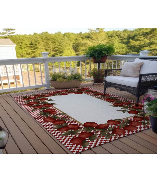 Dalyn Indoor/Outdoor Kendall KE9 Red Washable 10' x 14' Rug