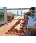 Dalyn Indoor/Outdoor Kendall KE9 Red Washable 2'3" x 7'6" Runner Rug