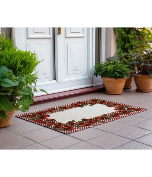 Dalyn Indoor/Outdoor Kendall KE9 Red Washable 1'8" x 2'6" Rug