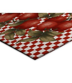Dalyn Indoor/Outdoor Kendall KE9 Red Washable 2'3" x 7'6" Runner Rug