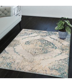 Dalyn Karma KM23 Ivory Area Rug 2 ft. 3 X 7 ft. 5 Rectangle