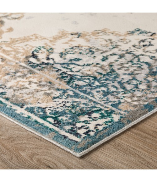 KARMA RUG Dalyn Karma KM23 Ivory Area Rug 9 ft. 4 X 13 ft. 2 Rectangle