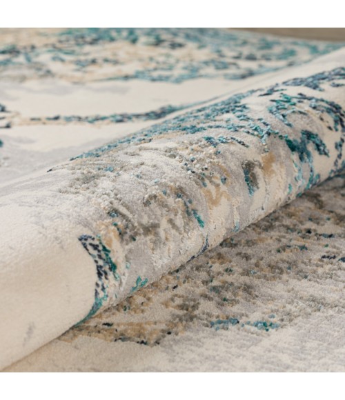 KARMA RUG Dalyn Karma KM23 Ivory Area Rug 9 ft. 4 X 13 ft. 2 Rectangle